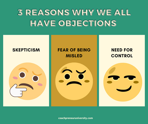 3 reasons for objections